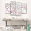 Printemps, fleurs de cerisier sur toile, ensemble de 4 pièces-1265762865