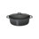 Casserole ovale en fonte émaillée Chasseur French, 7,25 pintes, caviar