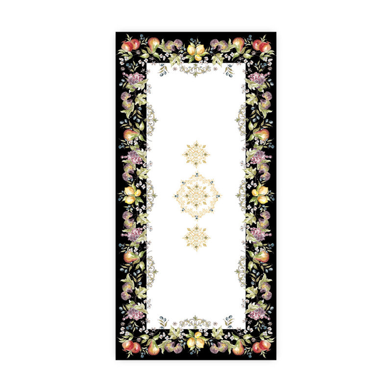 Tuscan Fruit Sketch Tablecloth, 144" L x 70" W