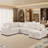 116.5''Transformative Modular Sofa With Multi-Functional Design-118786137