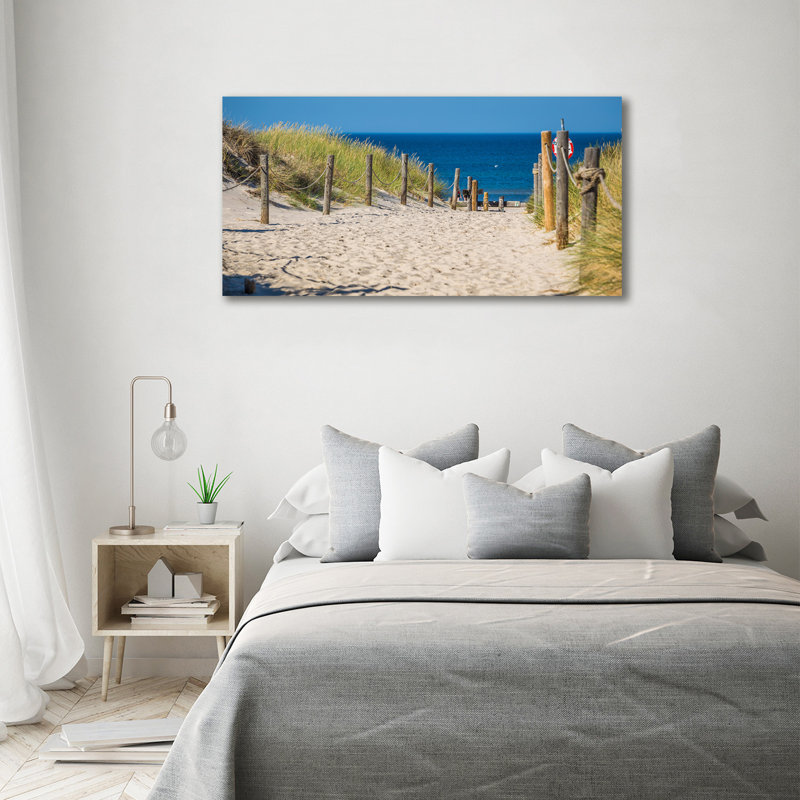 Coastal Dunes - No Frame Print on Canvas