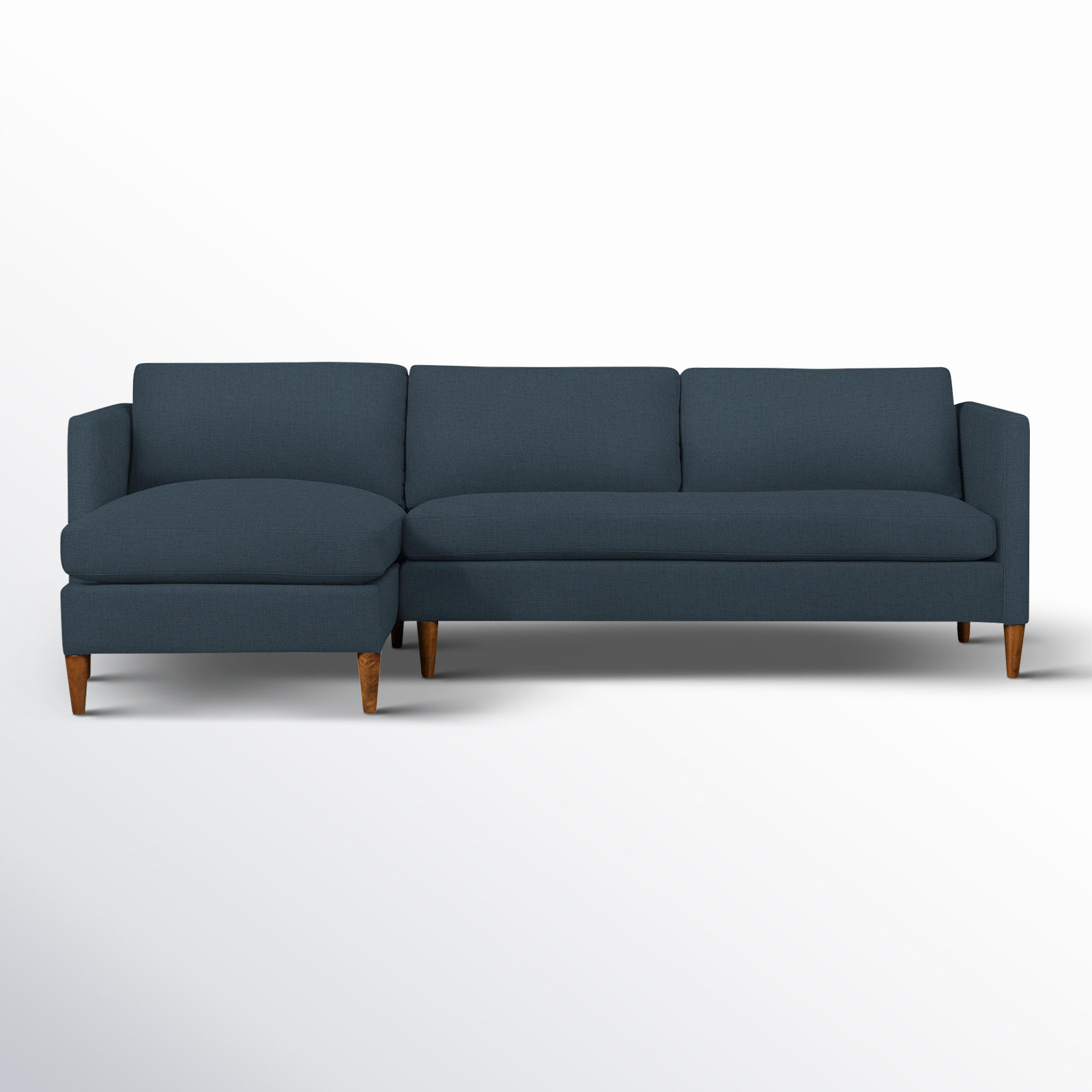Clifford 2-Piece Sectional with Sinuous Springs and Feather Blend Cushions, Left Hand Facing