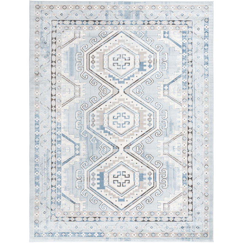 Abstract Indoor Rug, Rectangle 9' x 12'