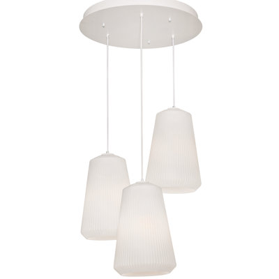 Luminaire suspendu triple Huse