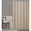 Rideau de douche simple en tissu hydrofuge Swearingen