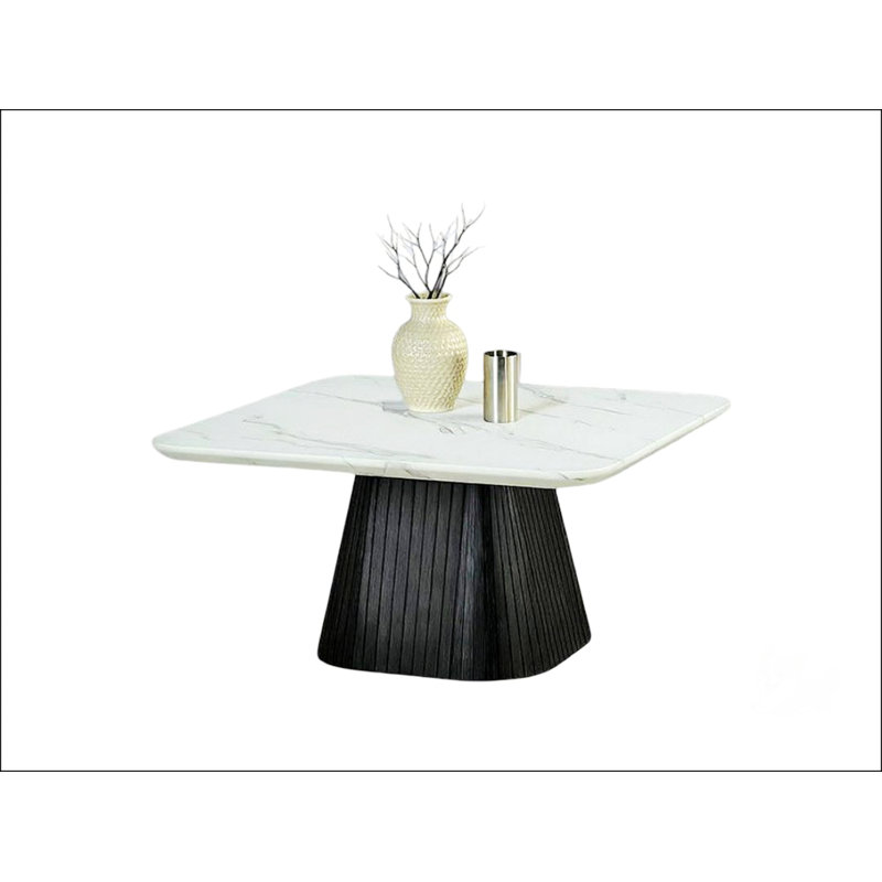 Contemporary Style Square Coffee Table