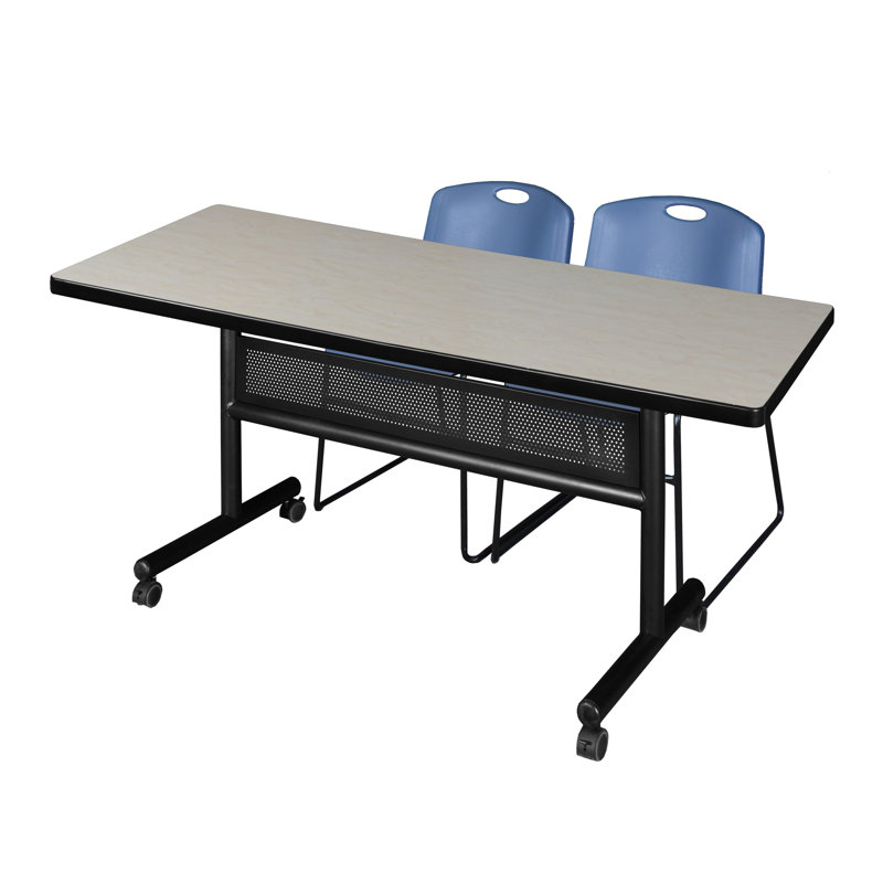Table de formation Kobe, Bleu, H 29 po x L 72 po x l 30 po, Érable