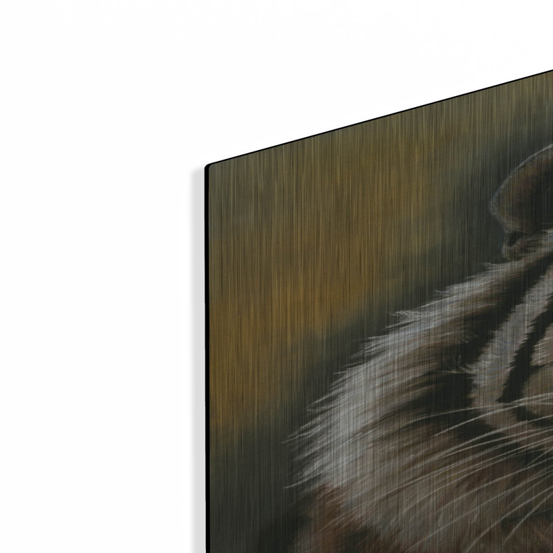 Luxe en métal «Pearl» par Barbara Keith, «Wal» en métal par Barbara Keith, H 36 po x l 24 po