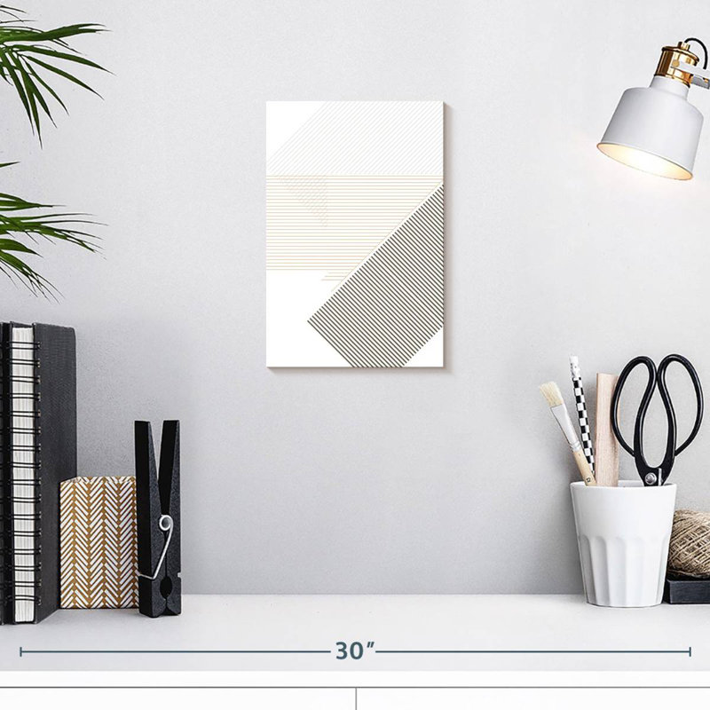 Avery Modern Lines II, 12" H x 8" W