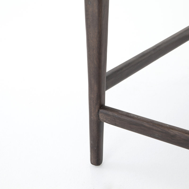 Tyler Upholstered Stool with Solid Wood Frame, Counter Stool (26.5" Seat Height)