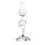 Pedro Glass Torchiere Lamp