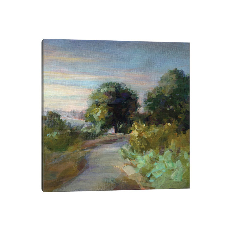 Eucalyptus Trail by Danhui Nai - Wrapped Canvas Painting, 30.48 cm H x 30.48 cm W