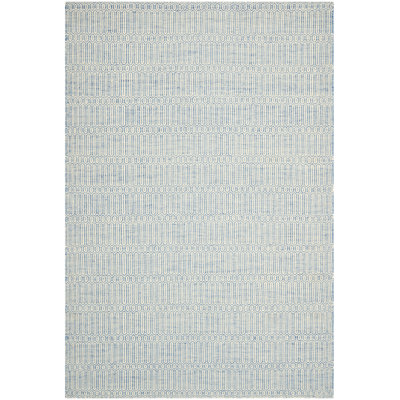 Tapis bleu clair tissé à la main Georgiana