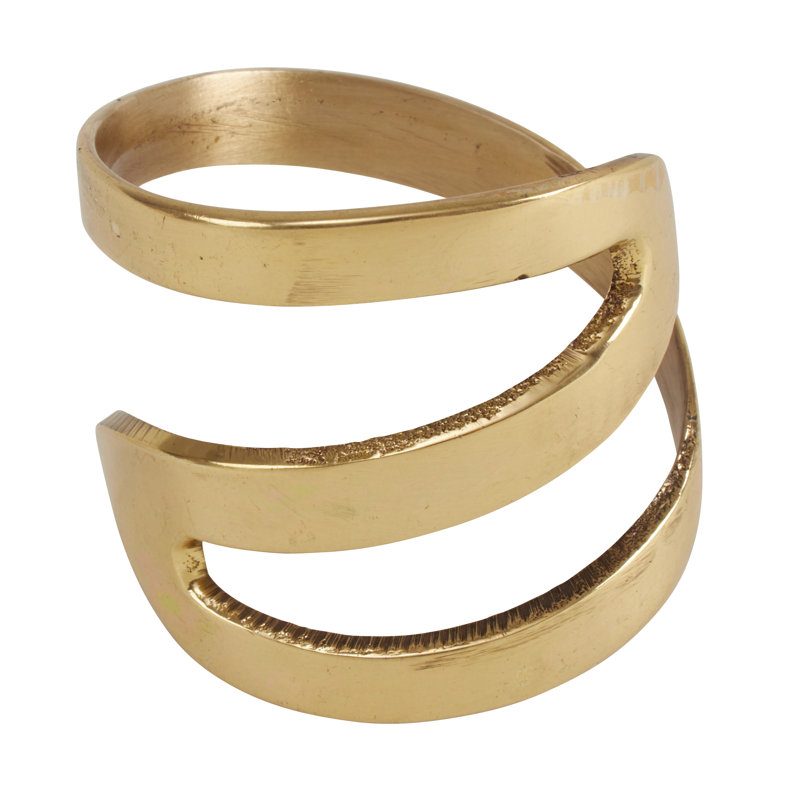 Brass Napkin Ring, Gold