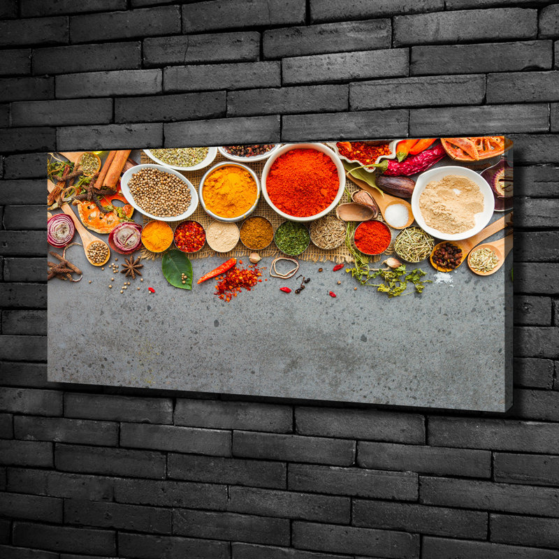 Mix Of Spices - No Frame Print on Canvas