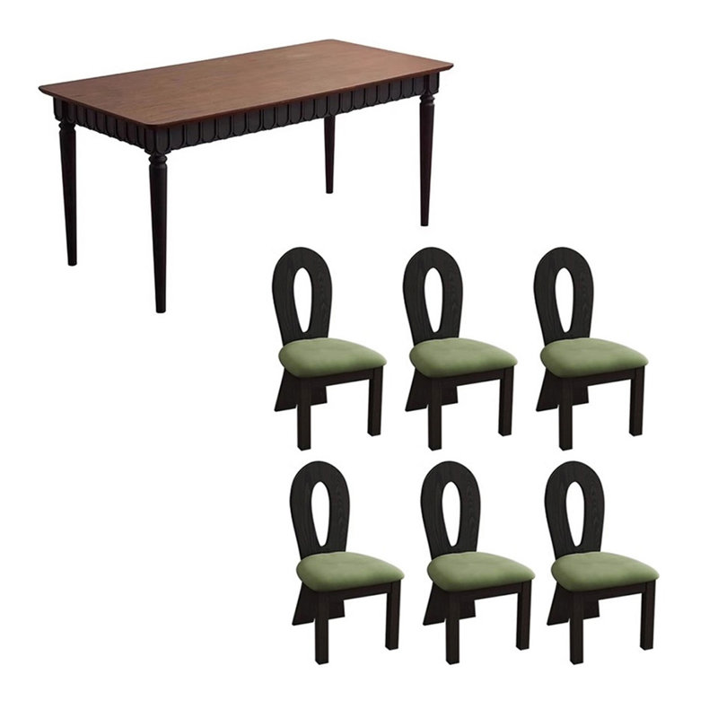 Ensemble de table rétro élégant, 7