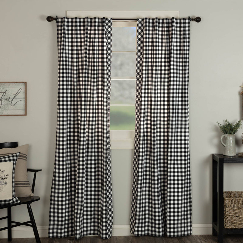 Tuller 100% Cotton Room Darkening Curtain Panel Pair, 40" W x 84" L