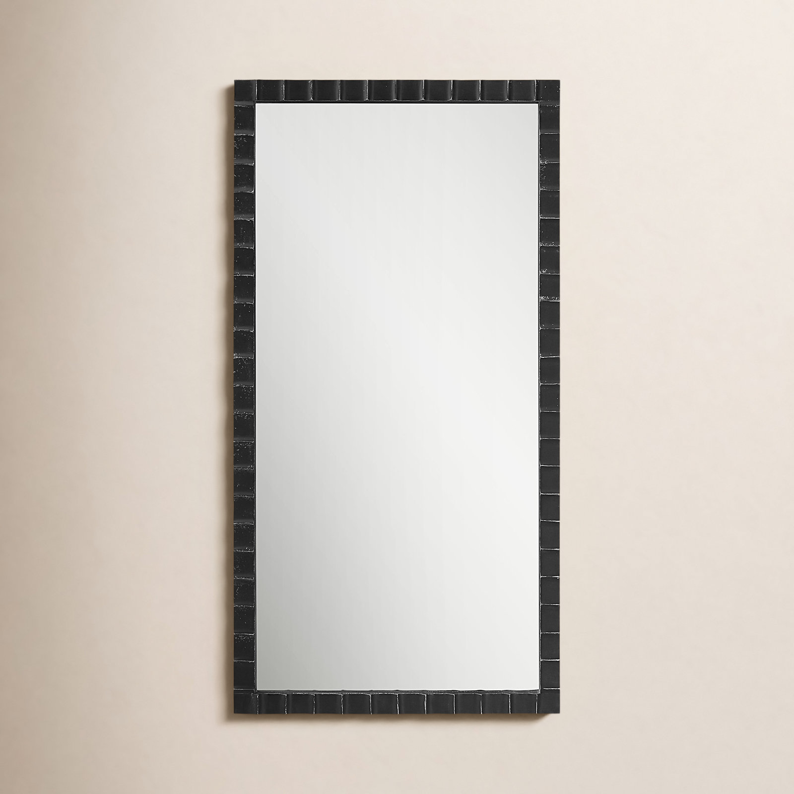 Ceram Metal Rectangle Wall Mirror
