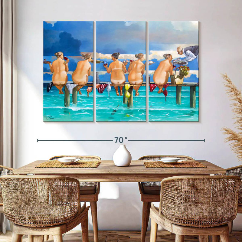 Ketti Wine On The Jetty, 28" H x 45" W