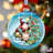 5.5'' Glass Animals Ball Ornament
