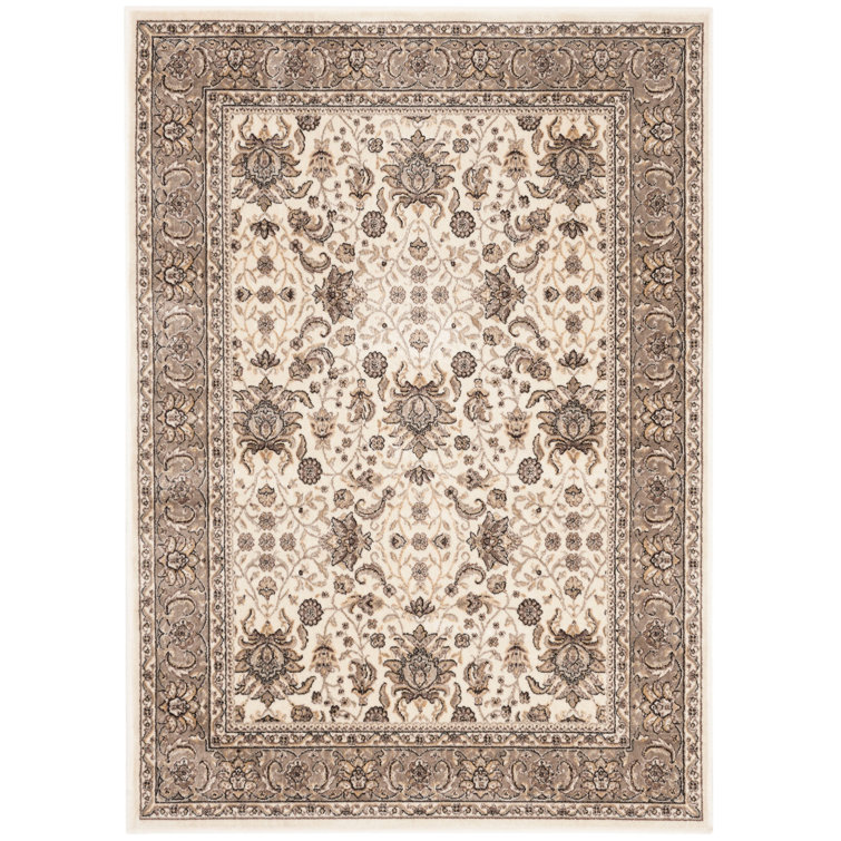Tapis oriental à motif de viscose Carolus