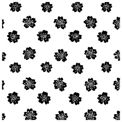 Papier peint floral sur toile - motif mural en plusieurs tailles