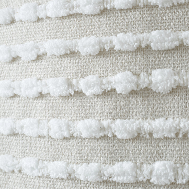 Stab Stitch Cushion Cover, Beige