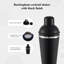 Buckingham Stainless Steel Cocktail Shaker Drink Mixer with Built-in Strainer & Lid -352184862