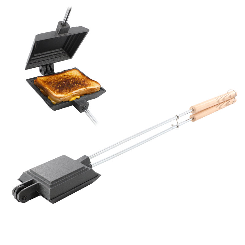 Batterie de cuisine d'extérieur / de camping en fonte 4,3 pouces Megachef