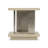 Solaria Solid Wood Floor Shelf End Table with Storage