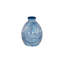Indigo Mosaic Vase, Short