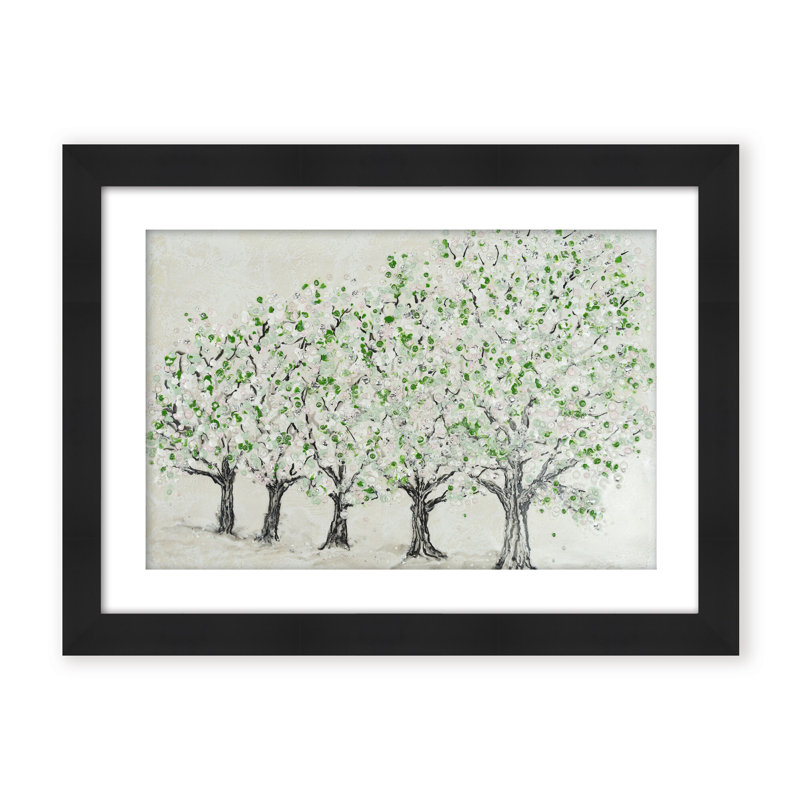 Nature Inspired "Springtime Serenity" Canvas Wall Art By , 30" H x 40" W, Framed Print, Brown