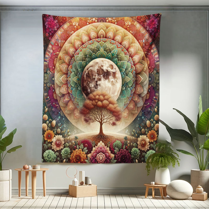 Tapisserie en microfibre, H 88 po x l 68 po