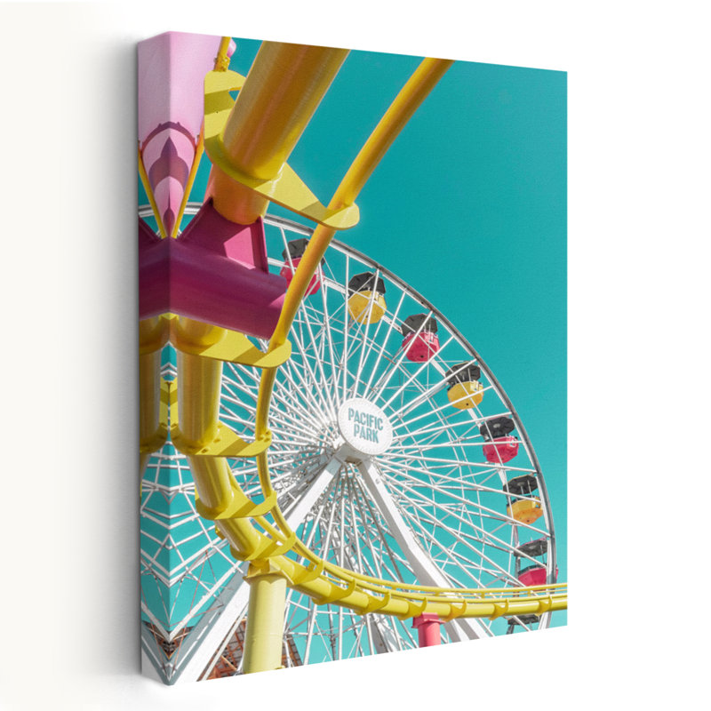 Pacific Wheel II - photographie, art rétro, H 24 po x l 16 po