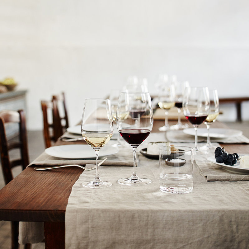 Riedel Vinum Clear Lead Crystal Cabernet Wine Glass Set