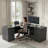  66.93'' L-Shaped Executive Desk with Cabinets-1800642504