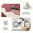 Boho Abstract Blush area rugs for Living Room, Soft and Comfortable, Suitable for all seasons, easy to maintain, machine washable Indoor floor mat, Under Table Farmhouse suitable for Bedroom, Dining Room, Study,  Balcony, Home Decor Patio-1833086972
