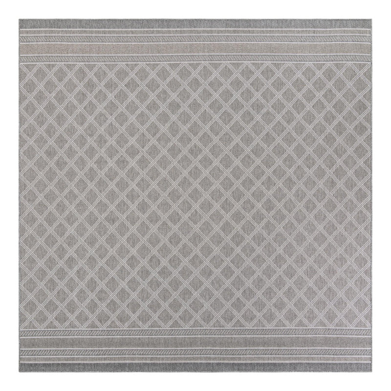 Tapis d'extérieur à treillis, Carré 10 pi