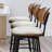 Avriel Modern Swivel and Metal Upholstered Stool-35370867-35370866-51947418