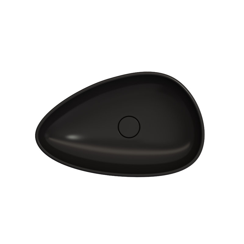 Etna 22.8'' L Bathroom Sink, Matte Black
