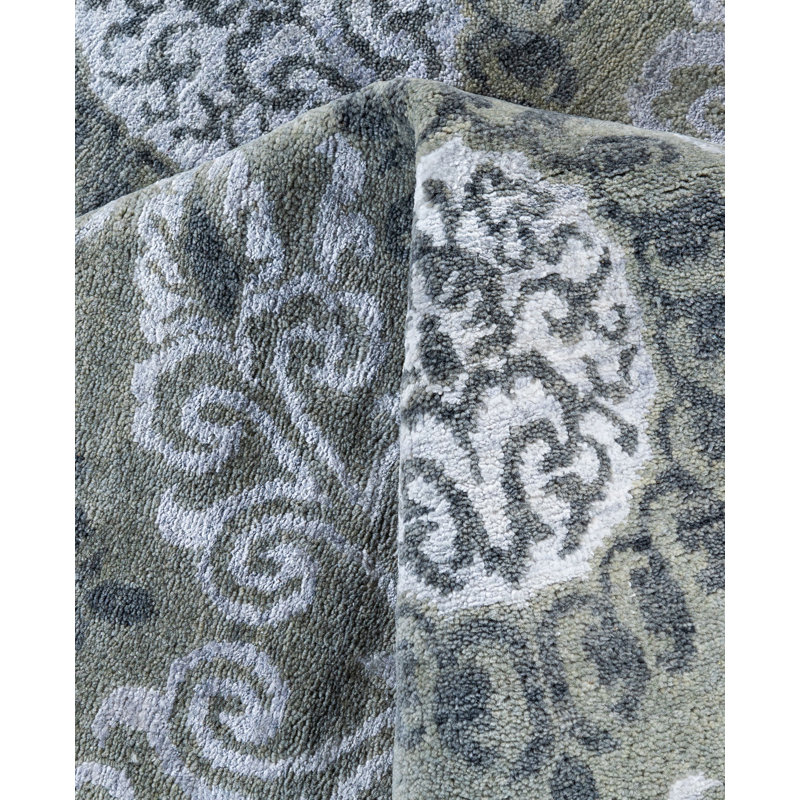 Overdyed One-of-a-Kind 8' 1" X 10' 2" Hand Knotted Area Rug