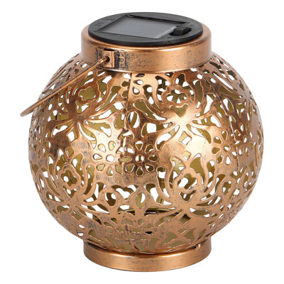 5.9'' Solar Powered Integrated LED Jar Lantern