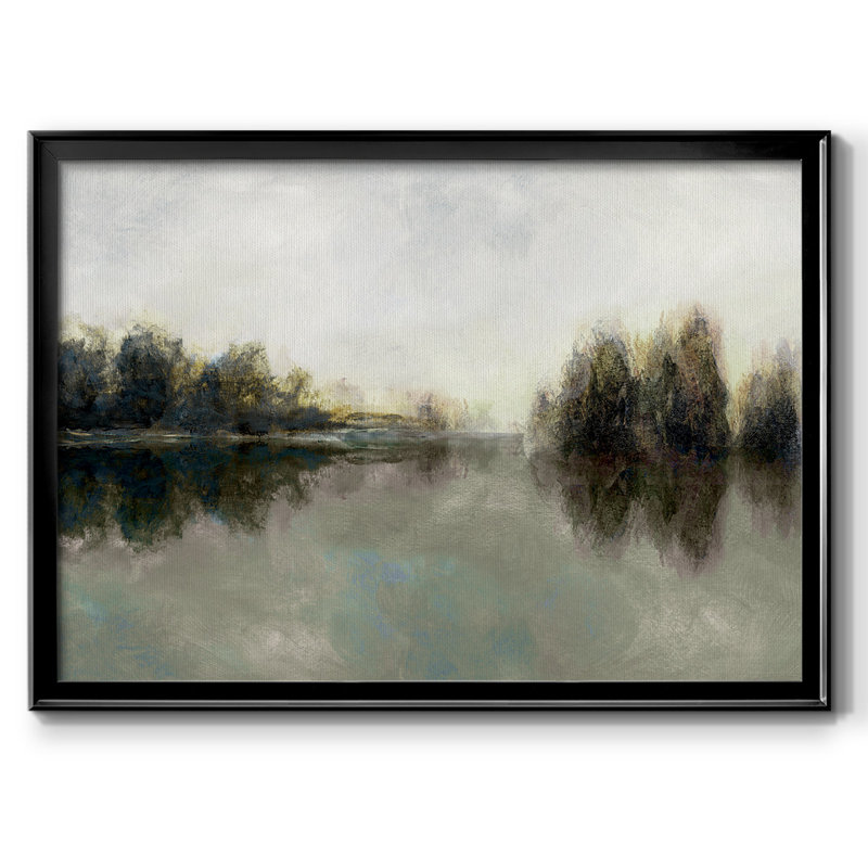 Rainy Sunset, reproduction d'art sur toile, H 30 po x l 44 po x P 1,5 po, Noir
