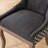 A&a furniture ultra side dining chairs | set of 2 | thickened fabric, solid wood legs | bronze nailhead-497689671-497689528