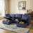 Dilen 5 - Piece Upholstered Sofa Modular Storage Couch & Ottoman-1231071712