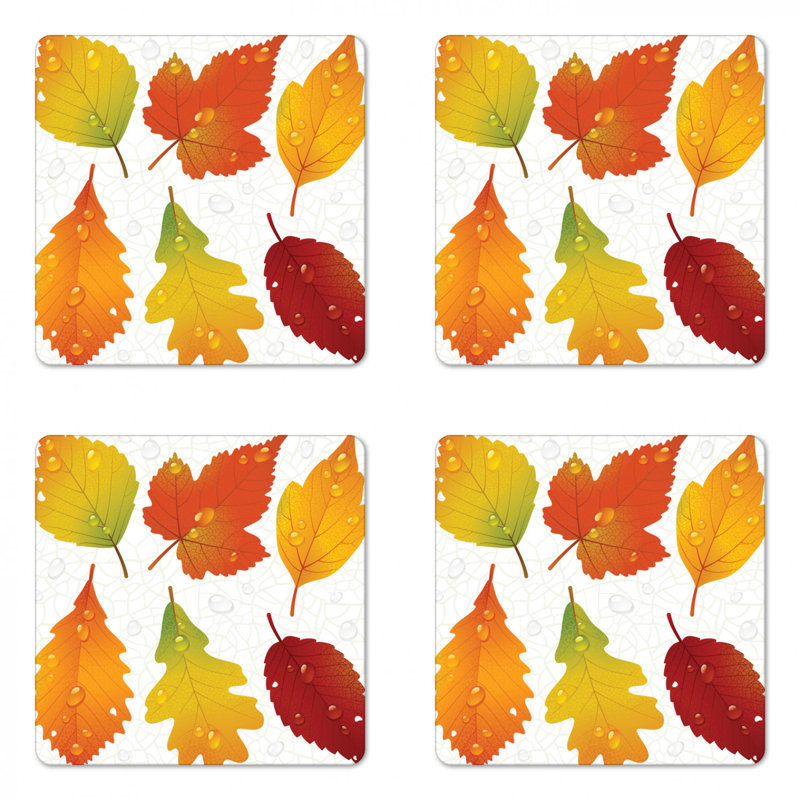 Square 4 Piece Coaster Set