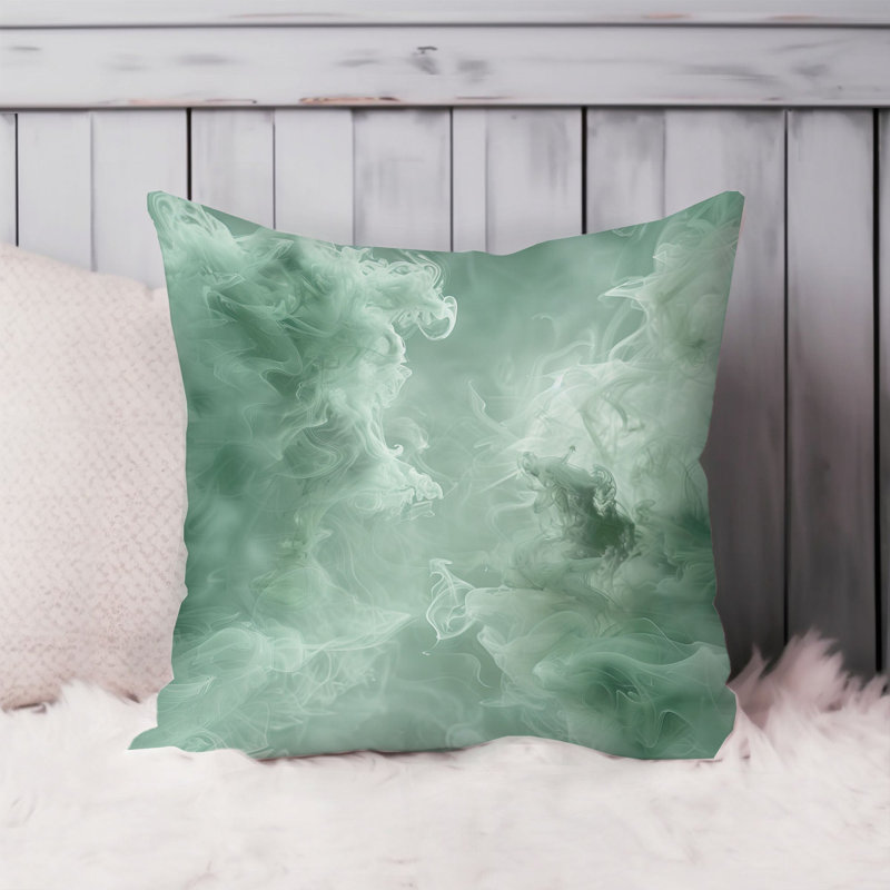 Abstract Green Myst I Modern