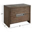 Table de chevet 2 tiroirs Larson Henri