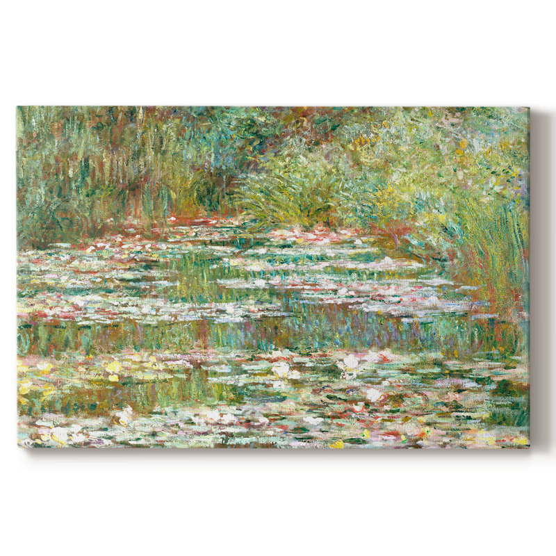 Paysage rétro - CCXLI, H 33 po x l 49 po x P 1,5 po, Toile tendue