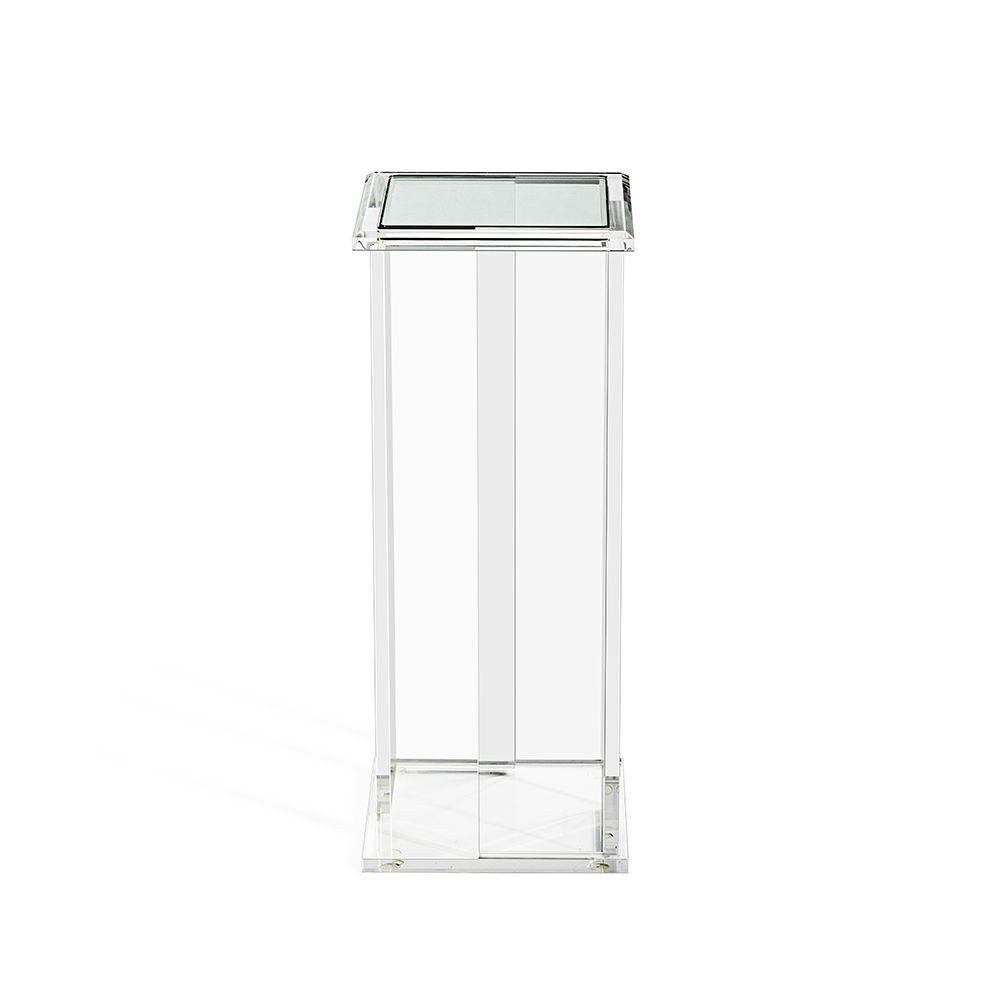 Interlude Mercer Glass Top Frame End Table & Reviews | Perigold